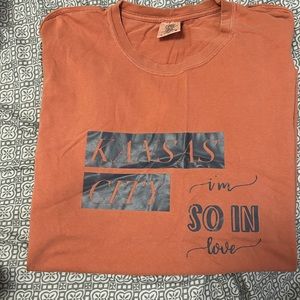 Burnt orange, Kansas City shirt